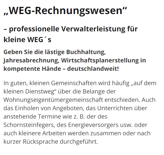 professionelle Verwalterleistung bei  Kirchheim (Teck)